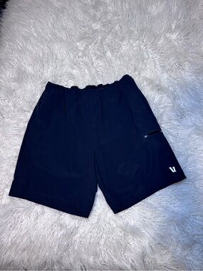 Vuori Fleet Sport Short Style V3037 Size Medium Black Athletic 7”